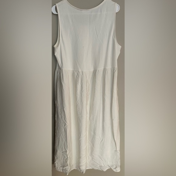 Time and Tru Size XL, 16/18, Off White, Sleeveless Midi Dress. NWT! - Picture 3 of 9